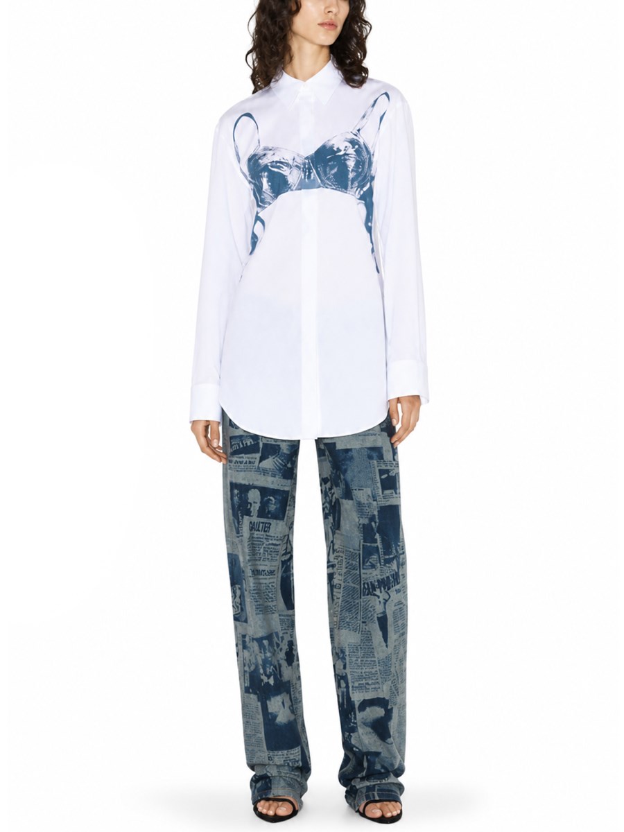 CAMICIA CON STAMPA SCANNED BRA