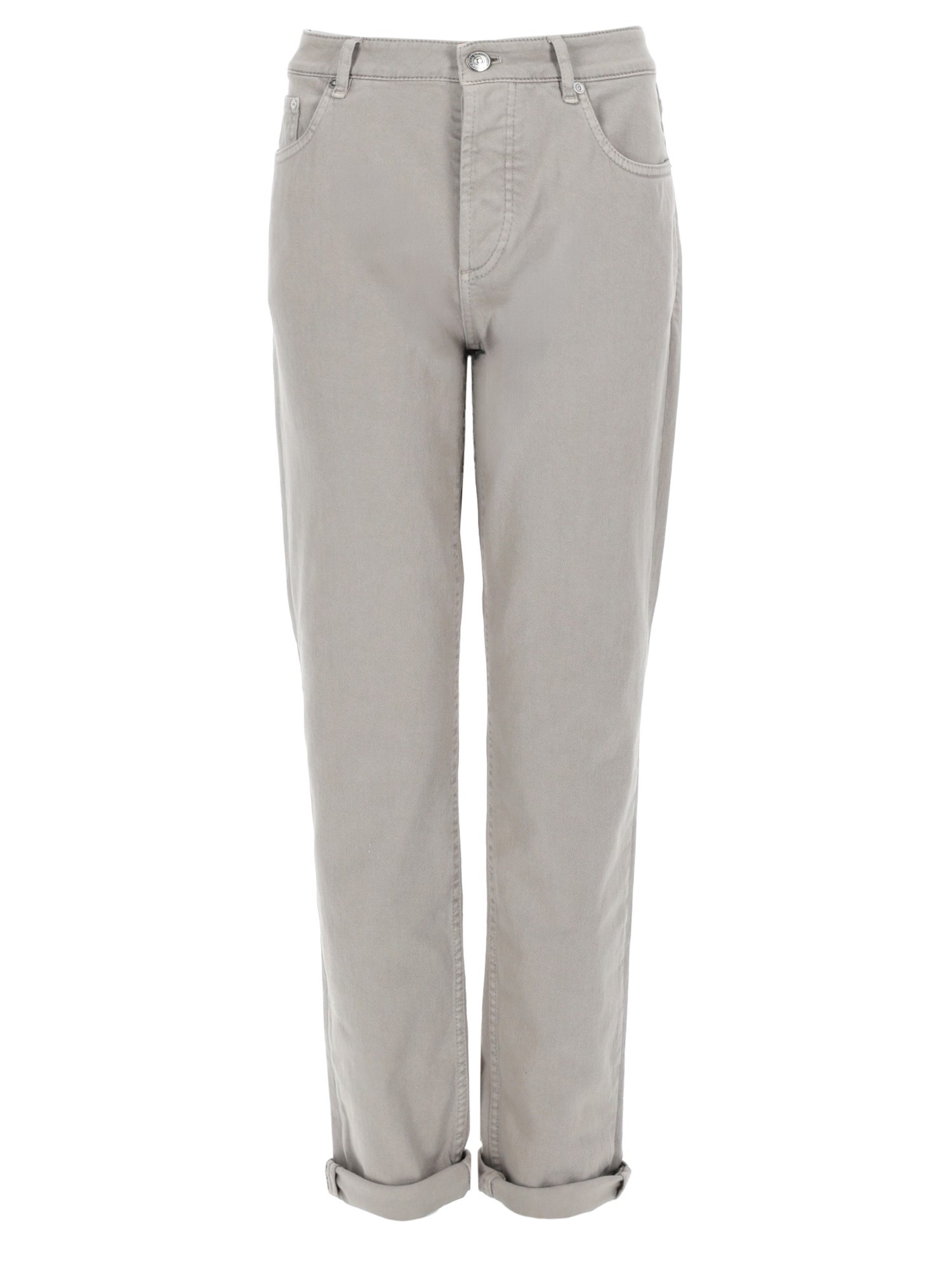 brunello cucinelli cotton denim jeans