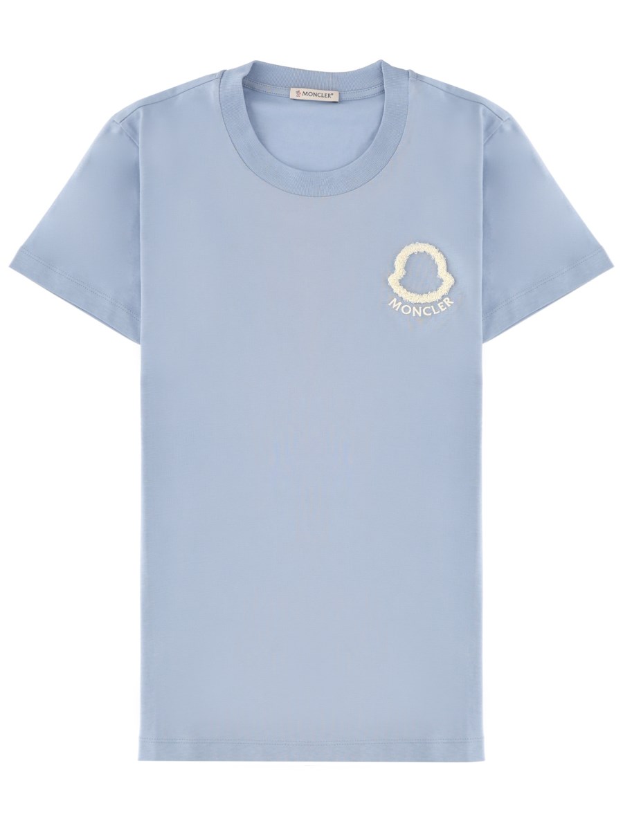 T-SHIRT CON LOGO RICAMATO