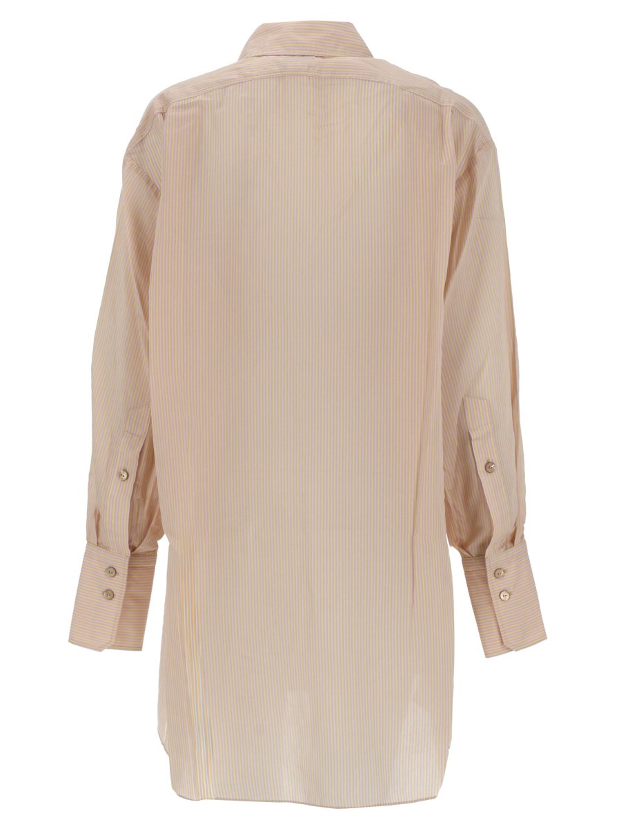 CAMICIA DA SPIAGGIA IN MISTO SETA