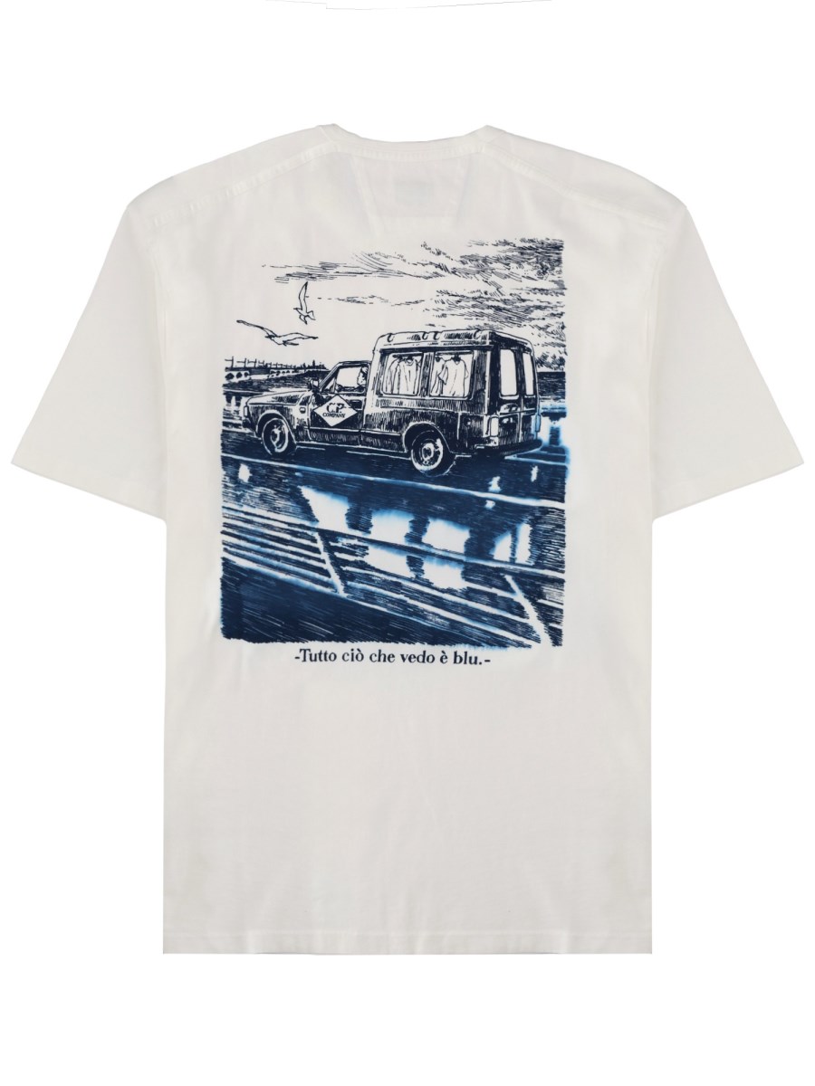 T-SHIRT CON LOGO E STAMPA