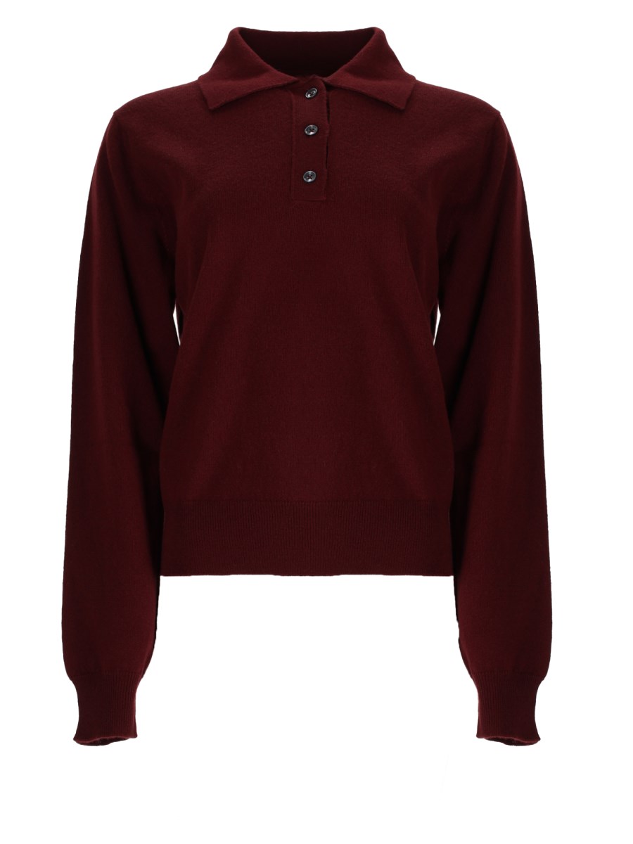 TOP IN MAGLIA POLO