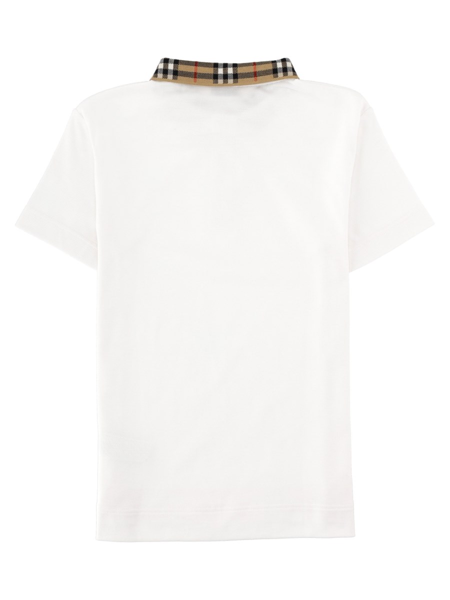 POLO CON COLLETTO BRANDIZZATO