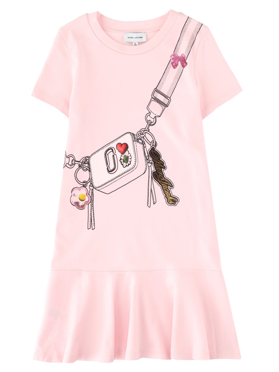 VESTITO CON STAMPA BORSA