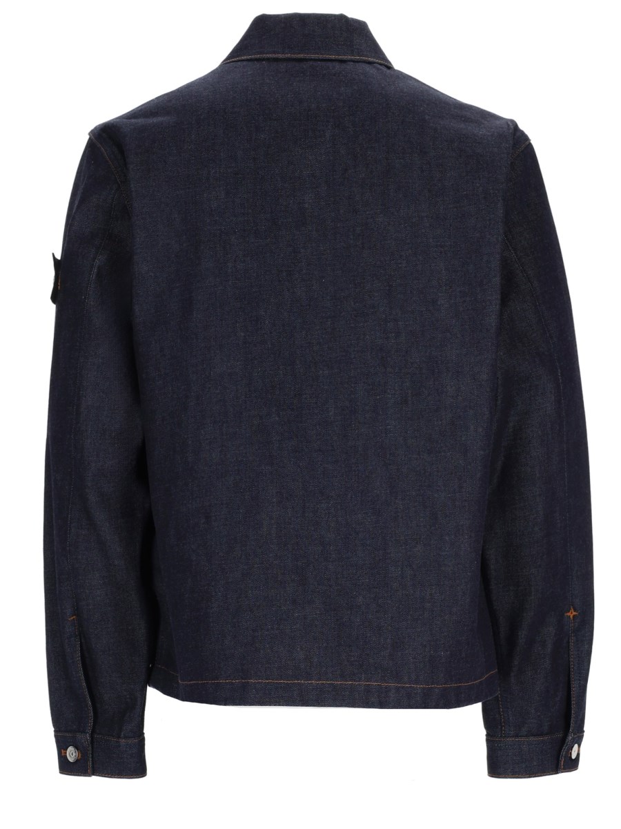 GIACCA IN DENIM CON PATCH LOGO