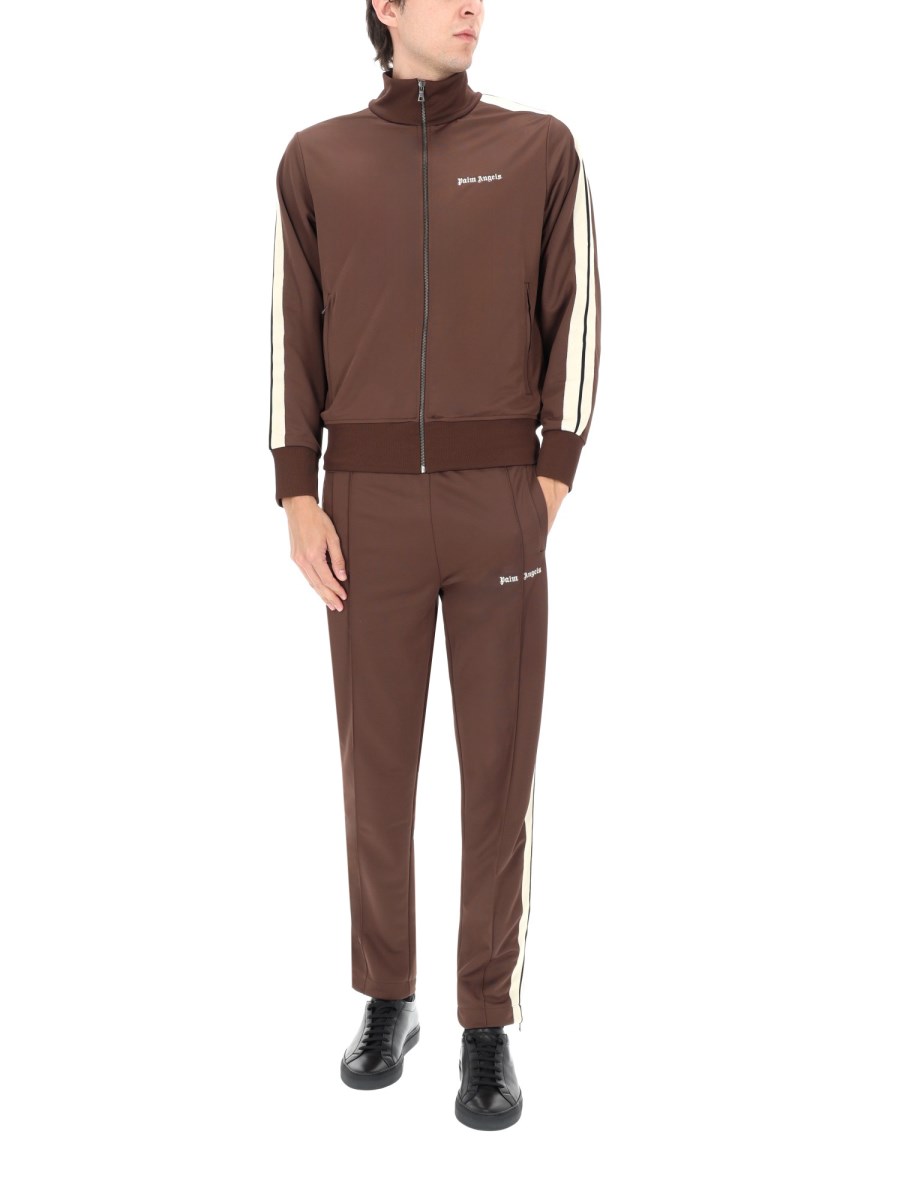 FELPA CON ZIP E LOGO