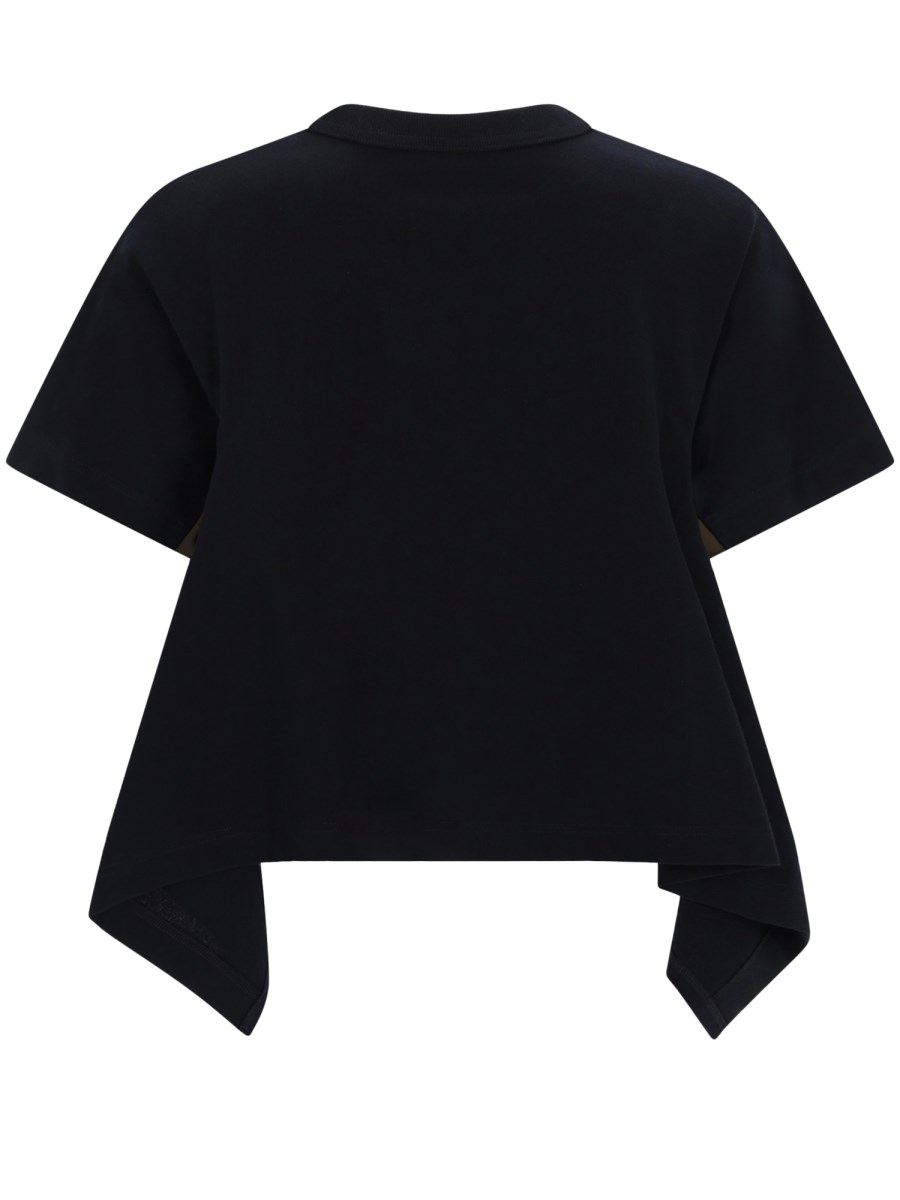 T-SHIRT CON DRAPPEGGIO