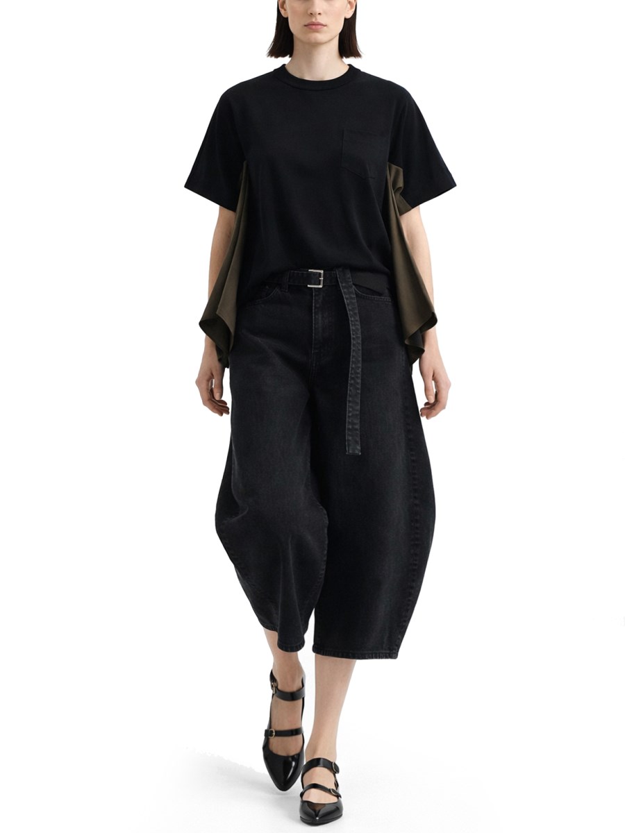 T-SHIRT CON DRAPPEGGIO