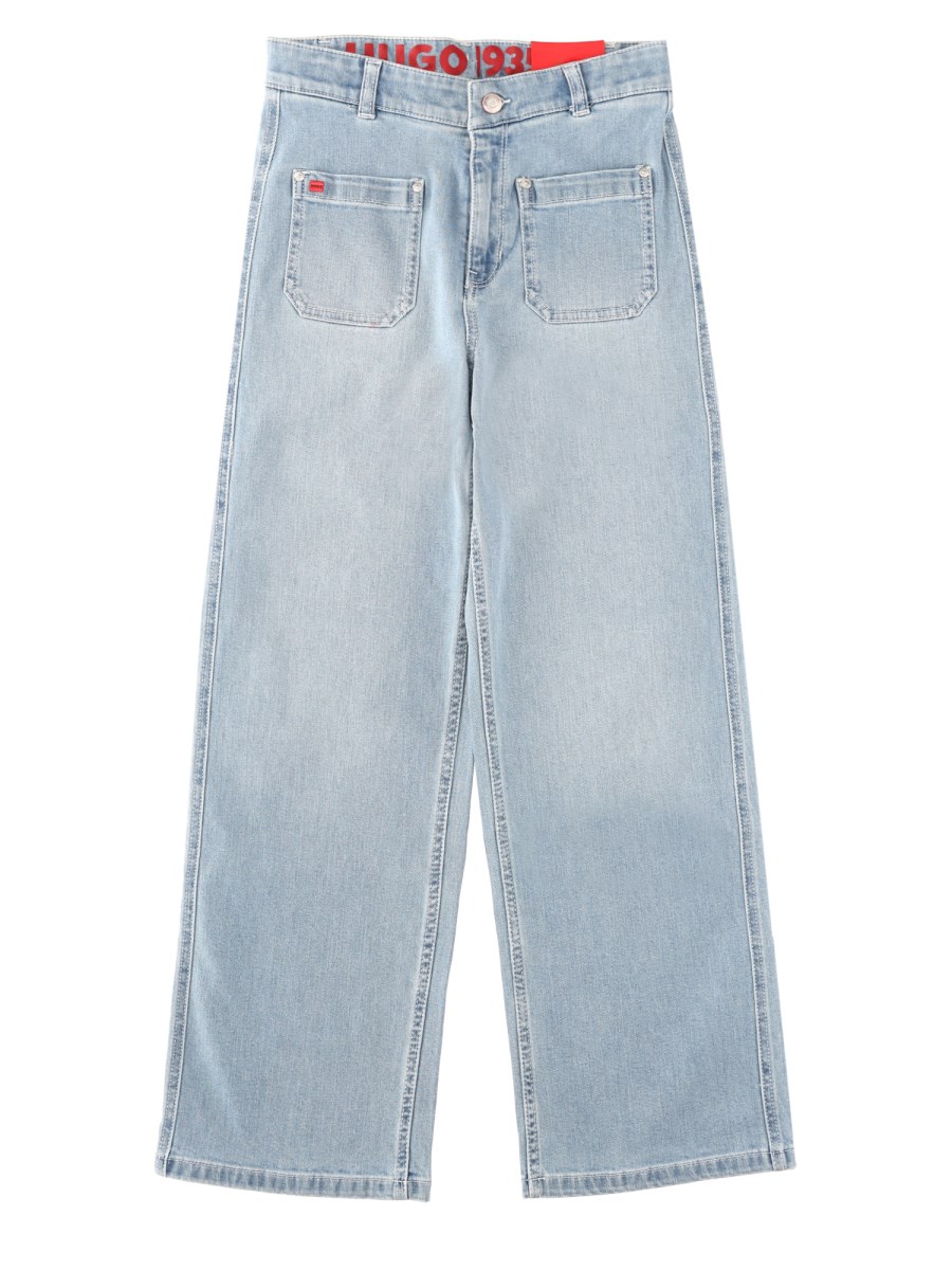Jeans con Patch Logo