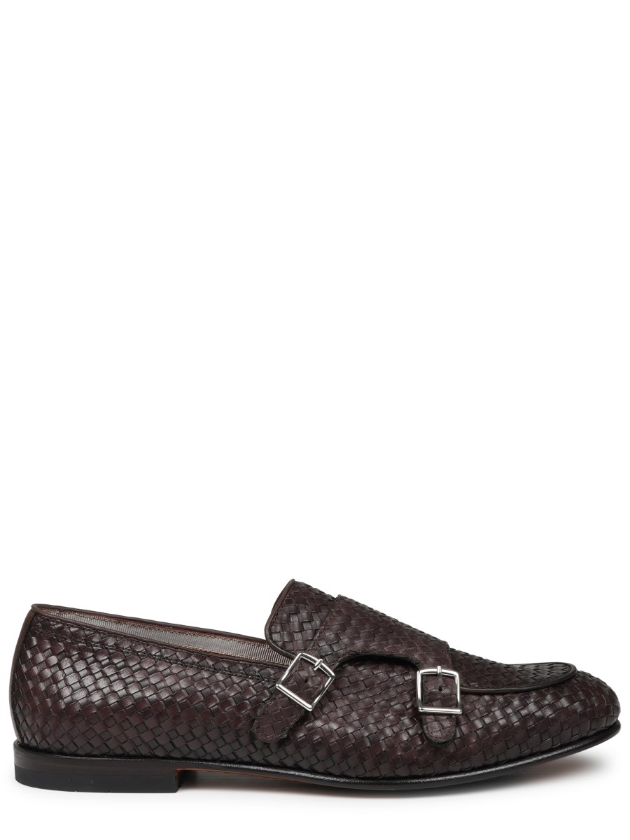 MOCASSINO IN PELLE INTRECCIATA