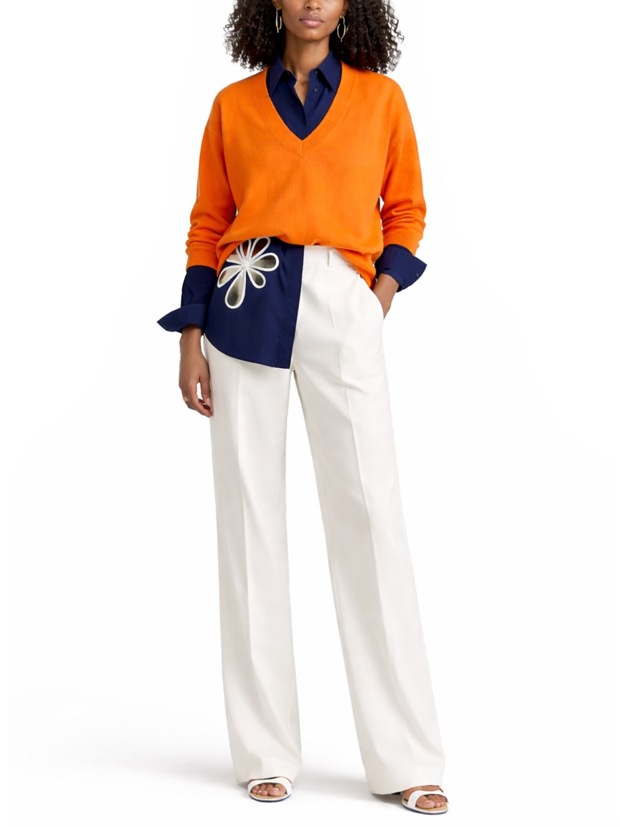 MAGLIA CON SCOLLO A V