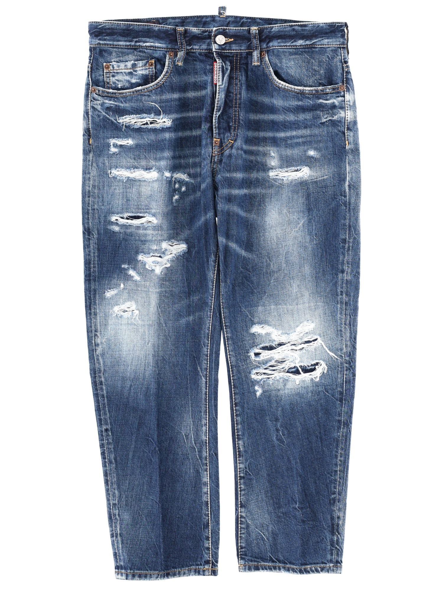 dsquared jeans with "destroyed" details