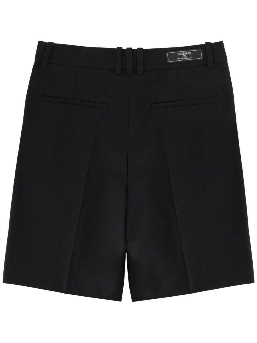 SHORTS SARTORIALE IN LANA