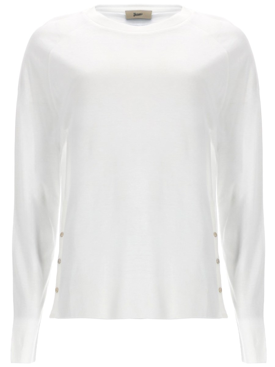 MAGLIA CON BOTTONI LATERALI