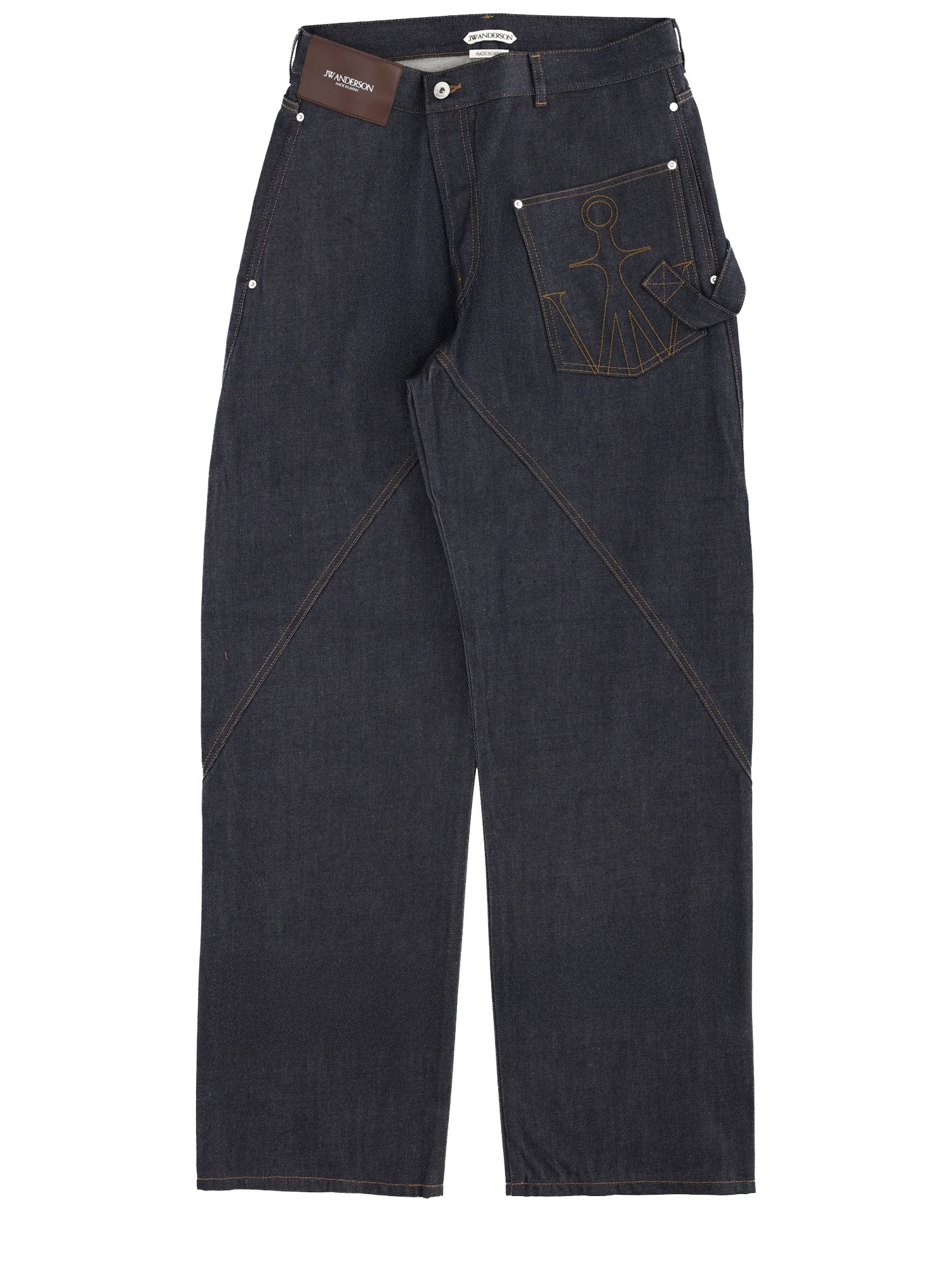 jw anderson "twisted workwear" jeans