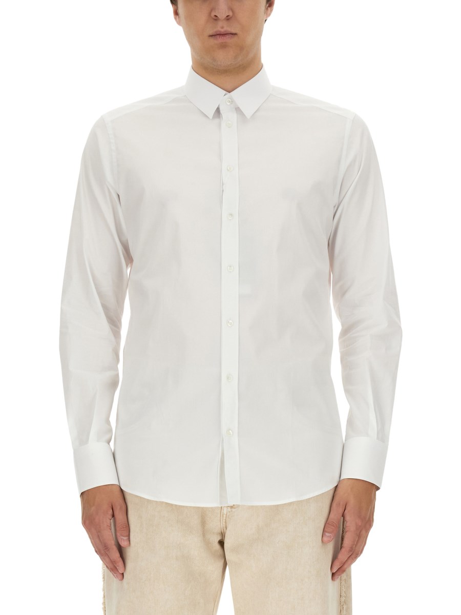 CAMICIA GOLD FIT IN COTONE