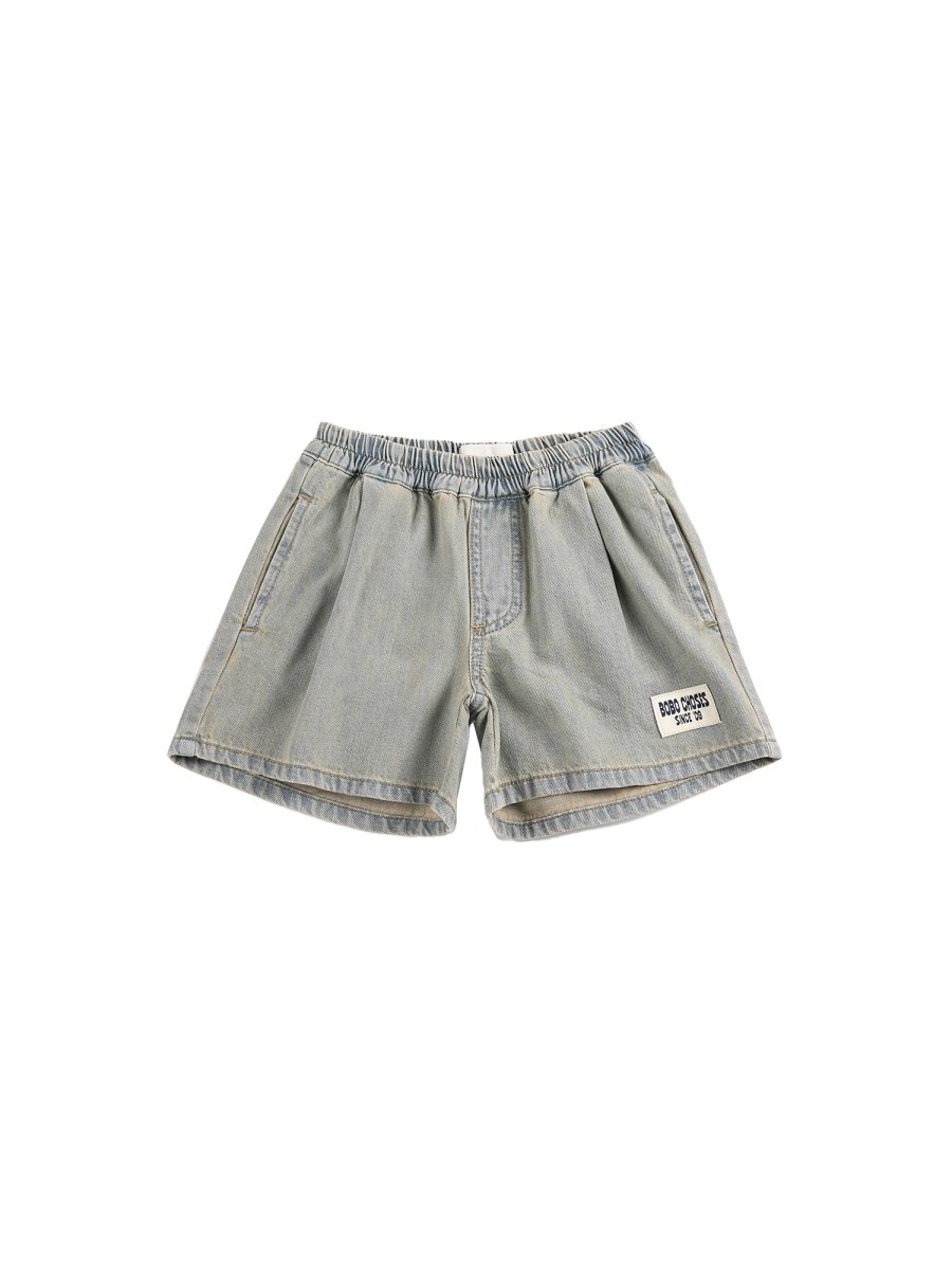 Bermuda in Denim di Cotone
