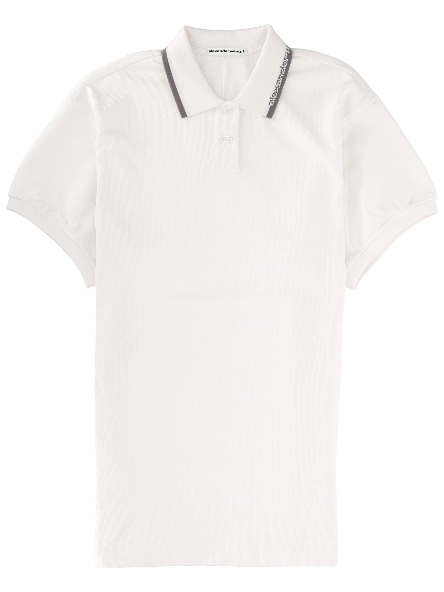 Alexander Wang T Alexanderwang. T Miniabito Polo In White