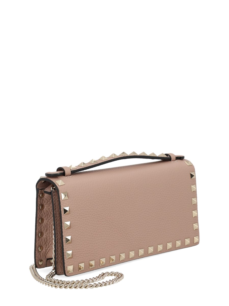 PORTAFOGLIO CON CATENA ROCKSTUD