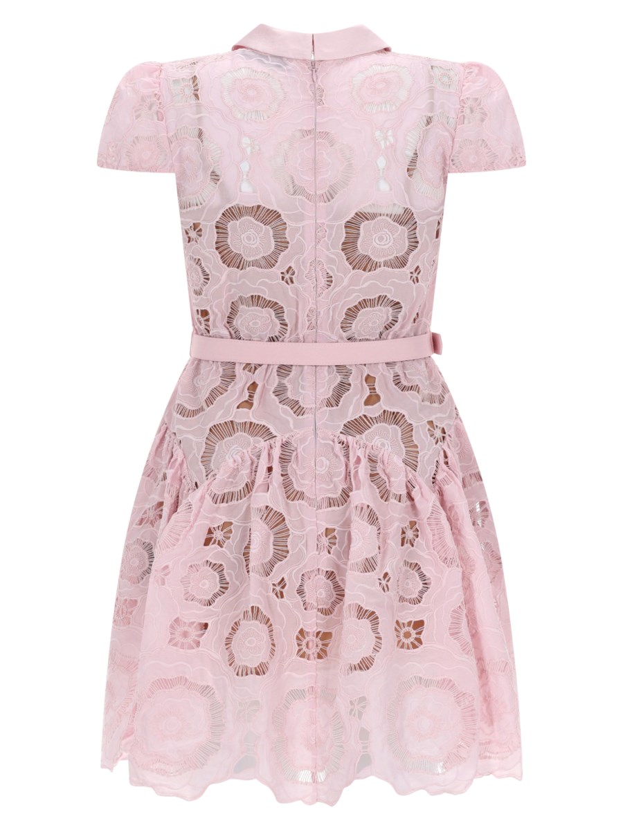 ABITO SVASATO IN PIZZO FLORALE