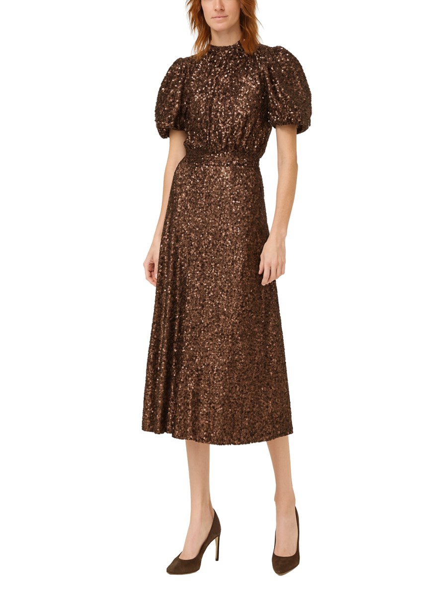 ABITO MIDI CON PAILLETTES