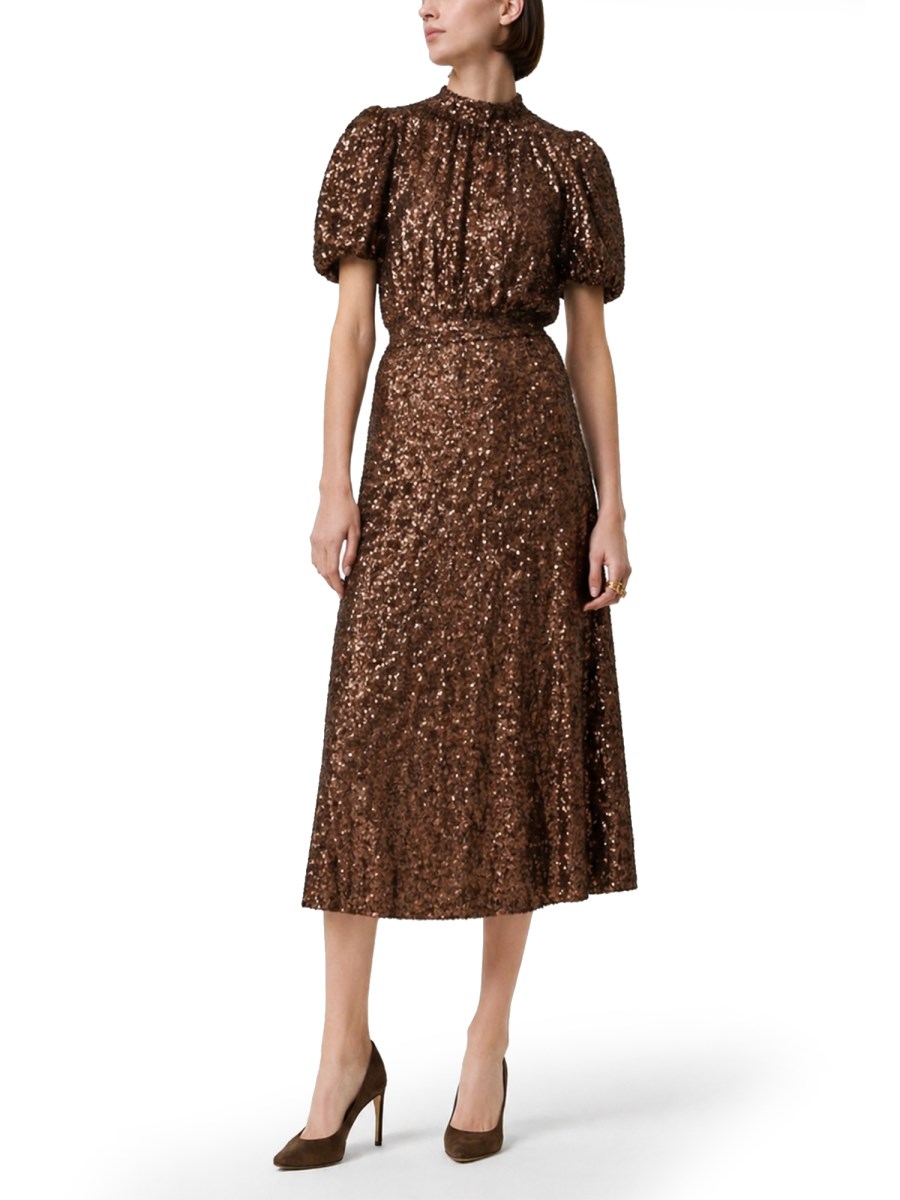 ABITO MIDI CON PAILLETTES