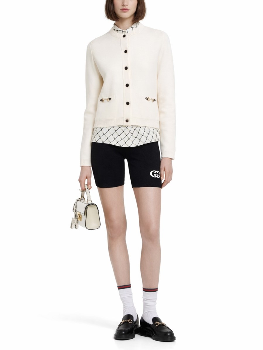 CARDIGAN CON MORSETTO