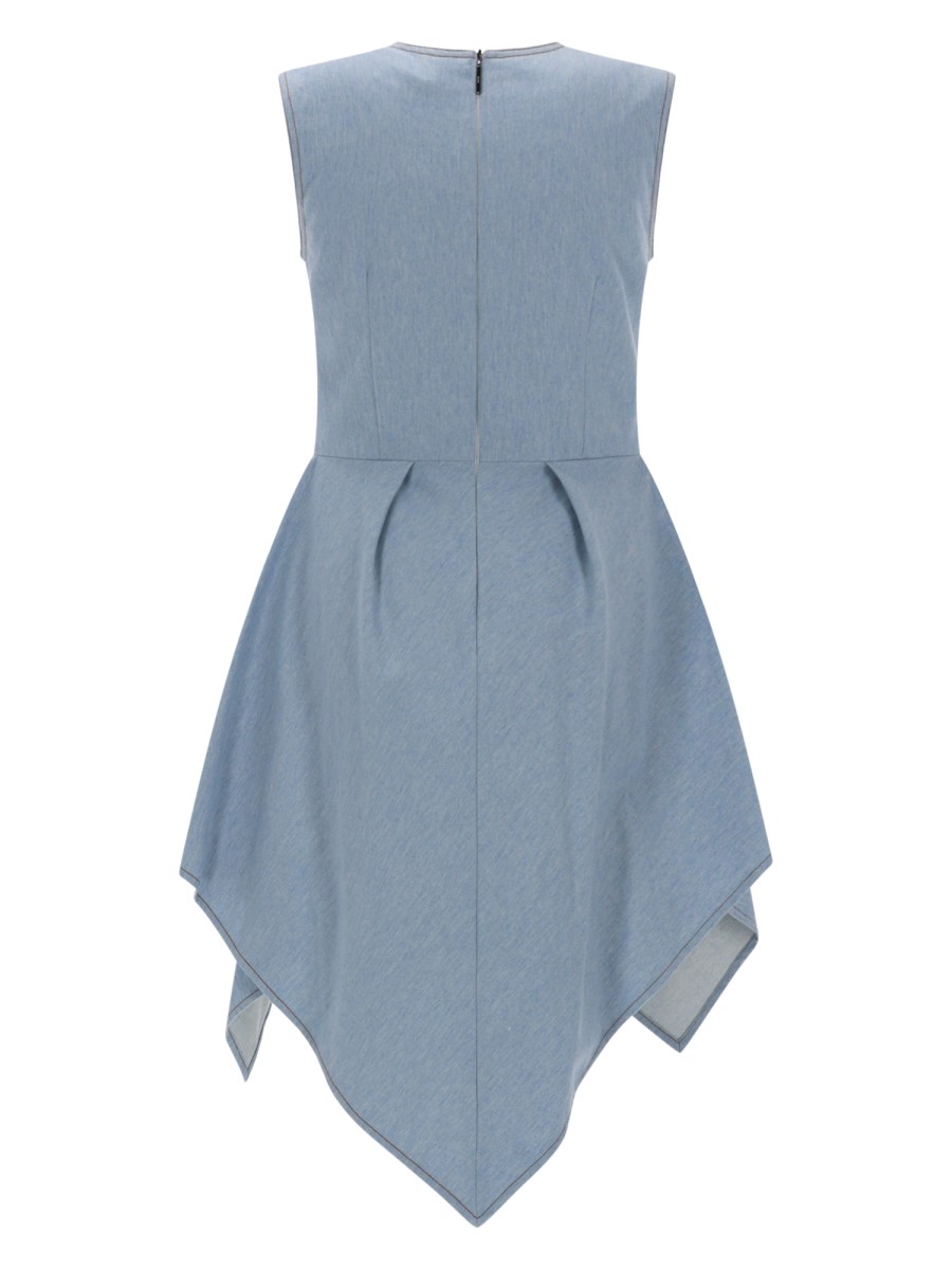 ABITO IN DENIM CON GONNA ASIMMETRICA