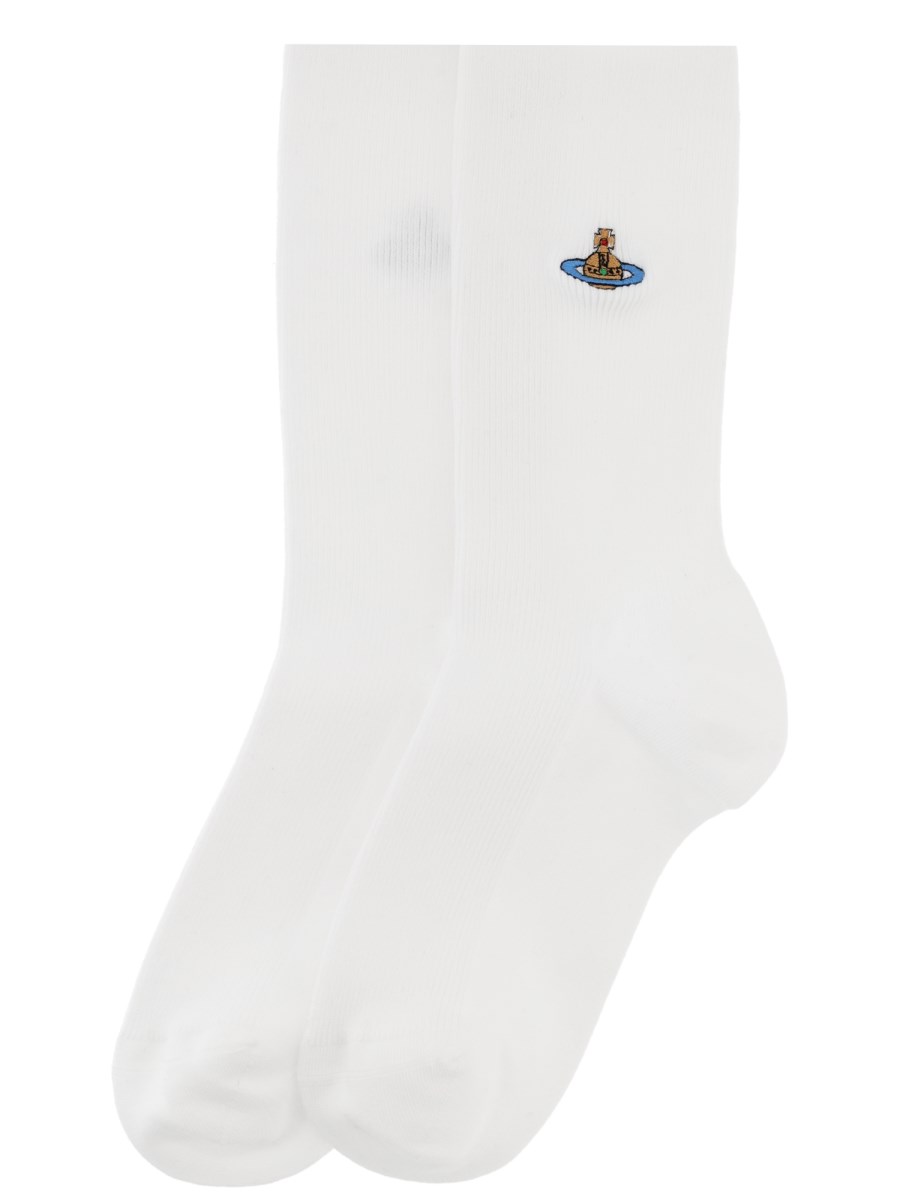 CALZINI RIBBED CREW CON ORB