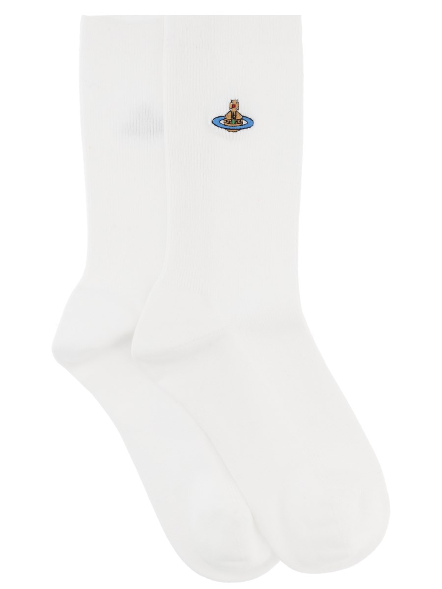 CALZINI RIBBED CREW CON ORB