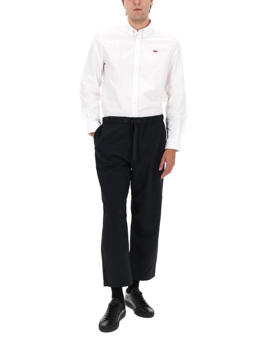 PANTALONE IN TESSUTO TECNICO CON CINTURA