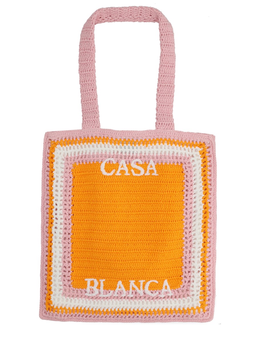 BORSA TOTE CON LOGO