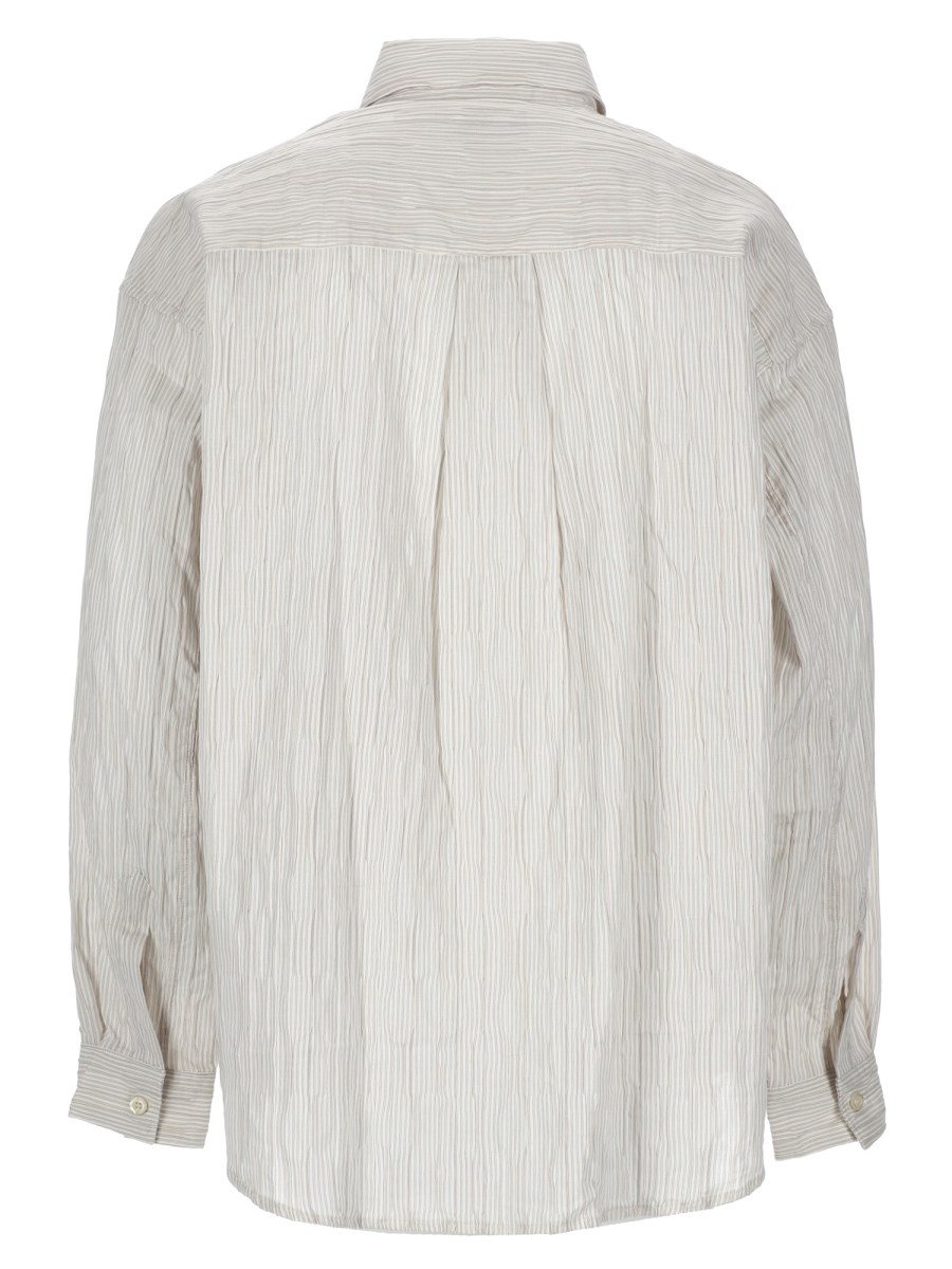 CAMICIA IN COTONE CRINCKLE