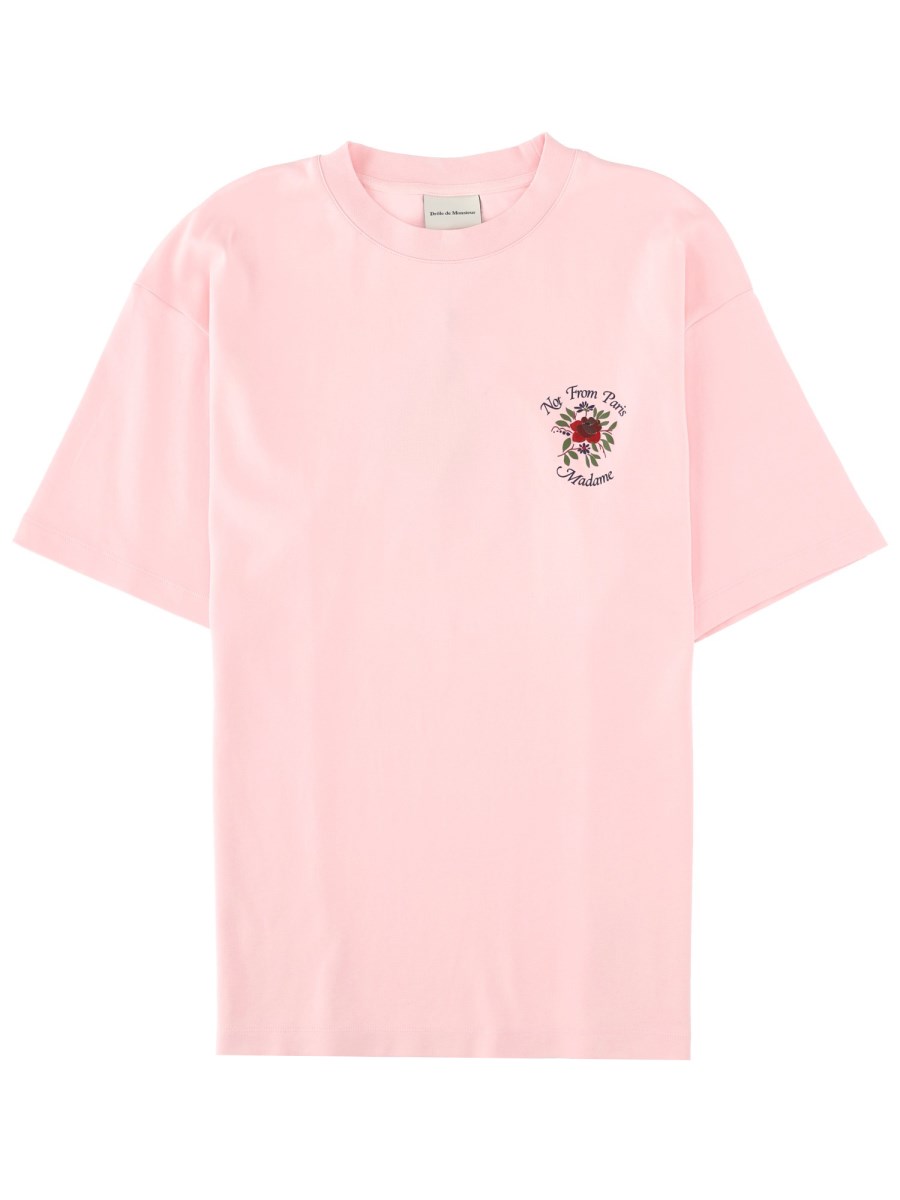 T-SHIRT SLOGAN ROSE