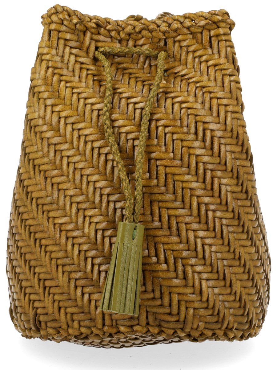 BORSA POMPOM DOUBLE JUMP TAN
