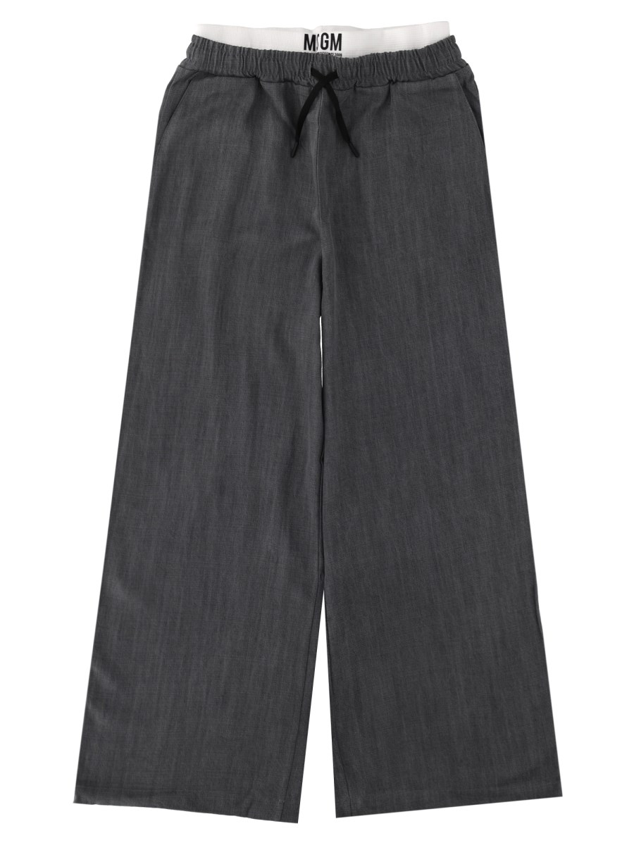 PANTALONE A GAMBA LARGA