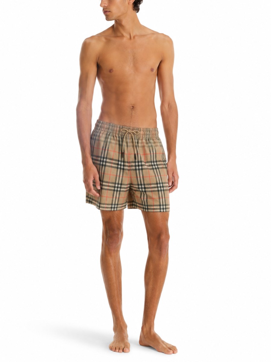 costume con stampa check