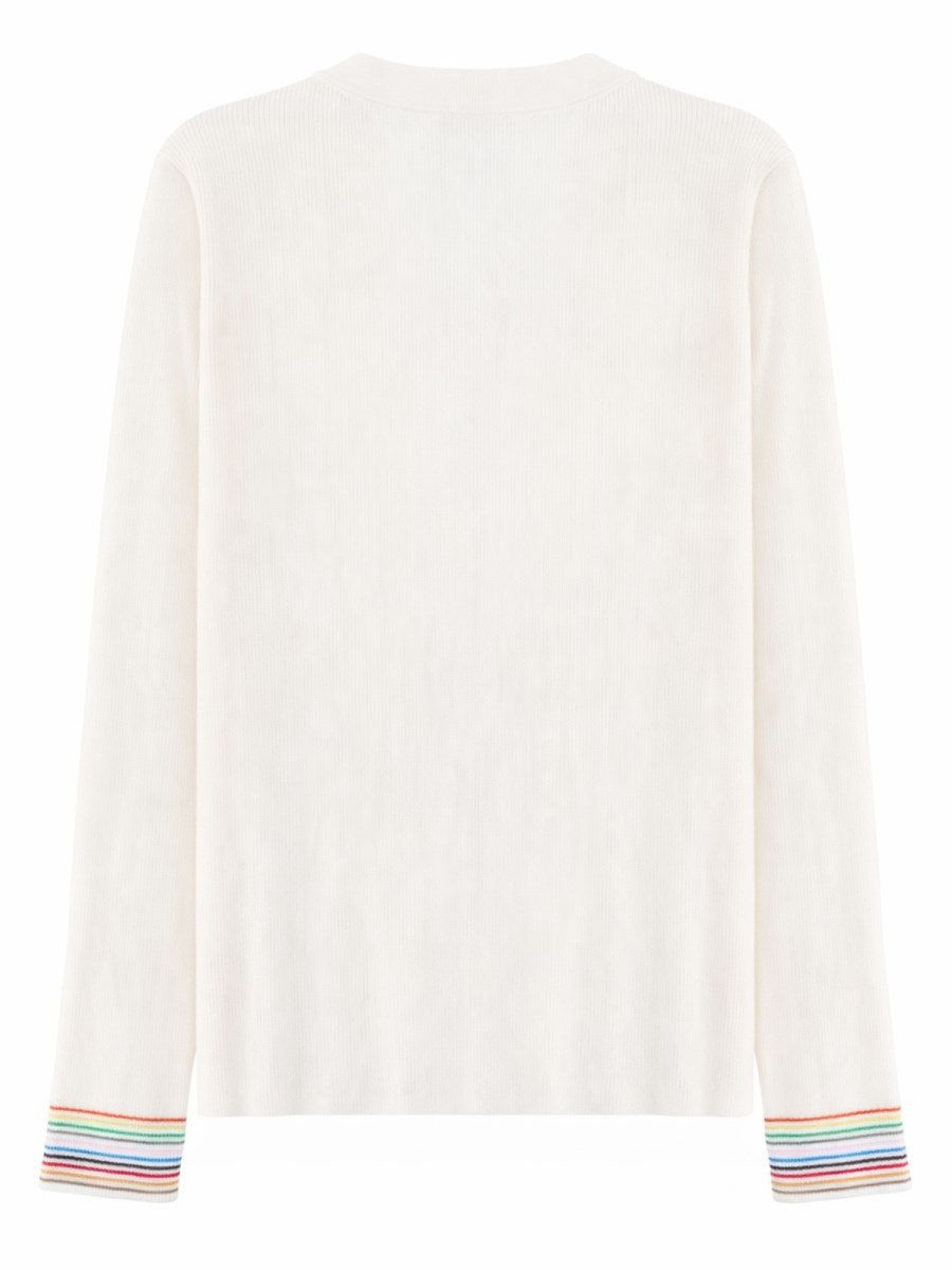 MAGLIA CON SCOLLO A V