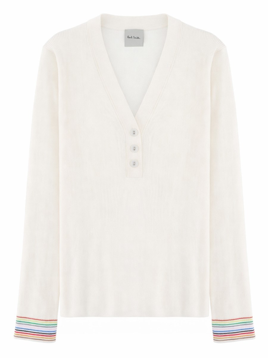 MAGLIA CON SCOLLO A V