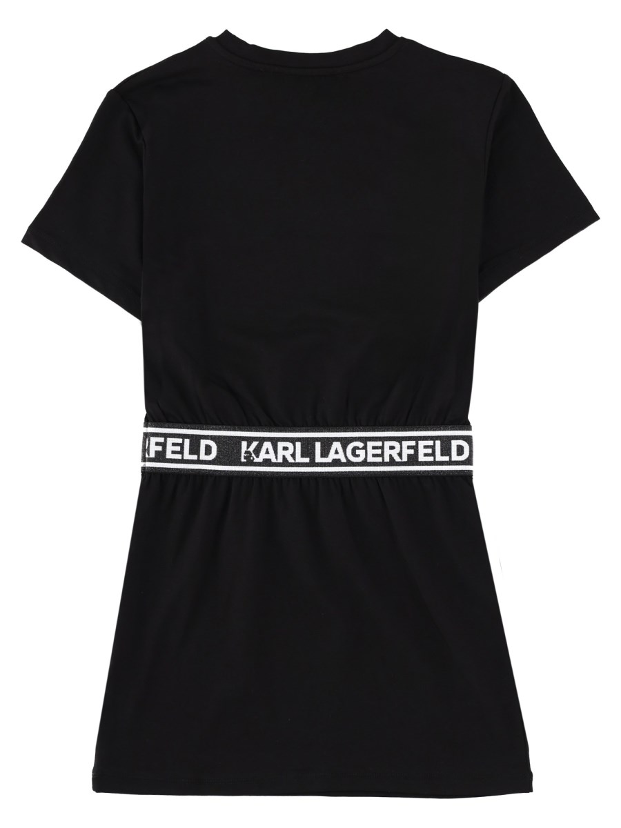 VESTITO CON FASCIA LOGATA