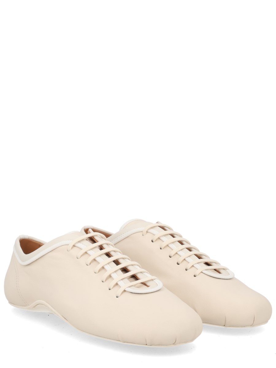 SNEAKER BALLERINA IN PELLE