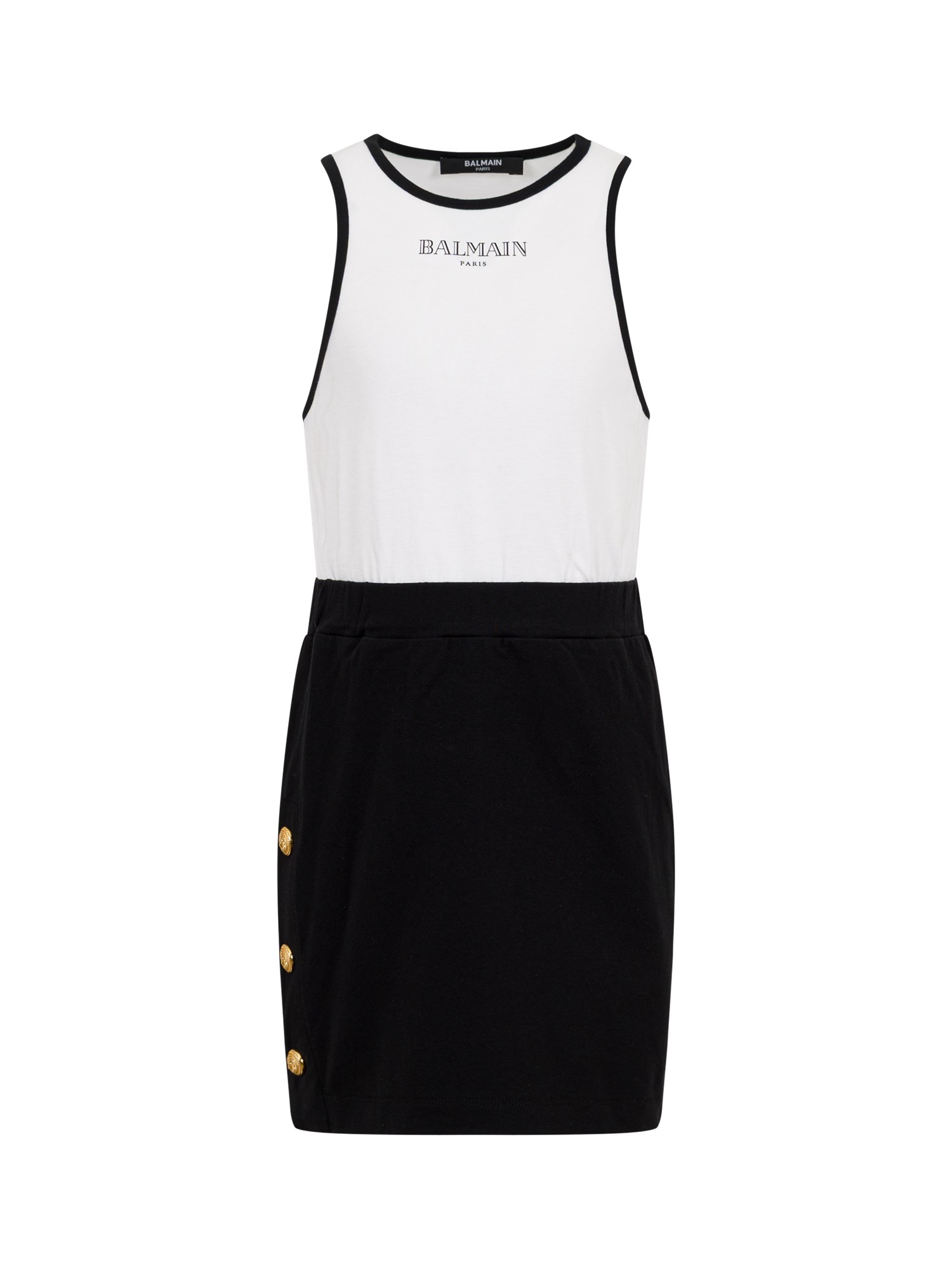 balmain dress with logo