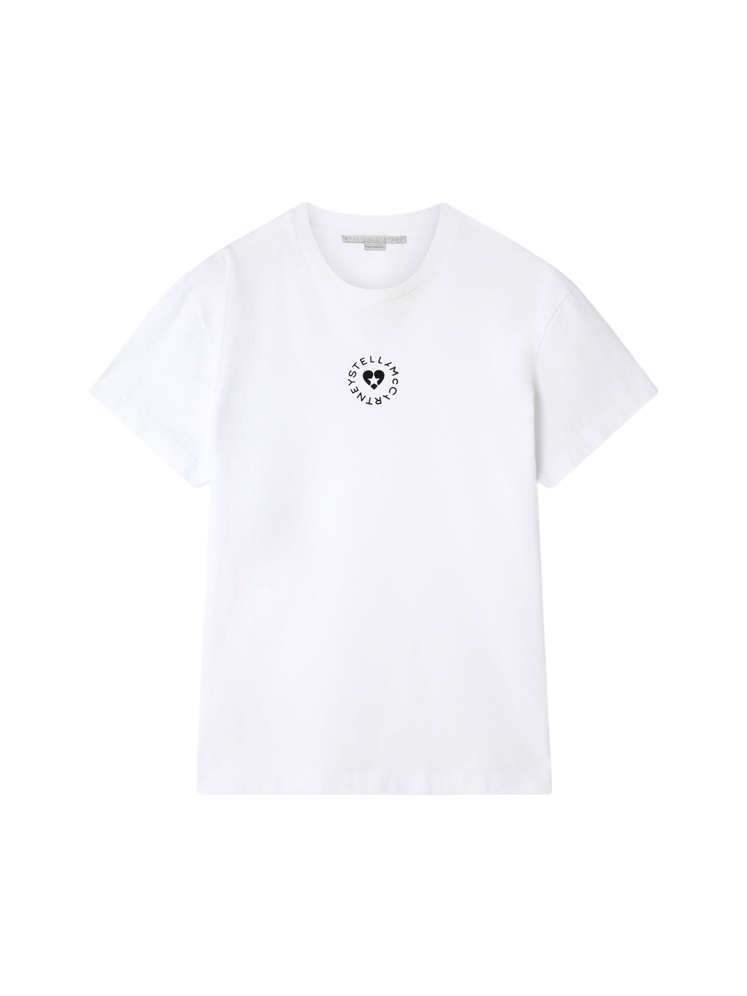 Stella Mccartney Tshirt Con Logo In White