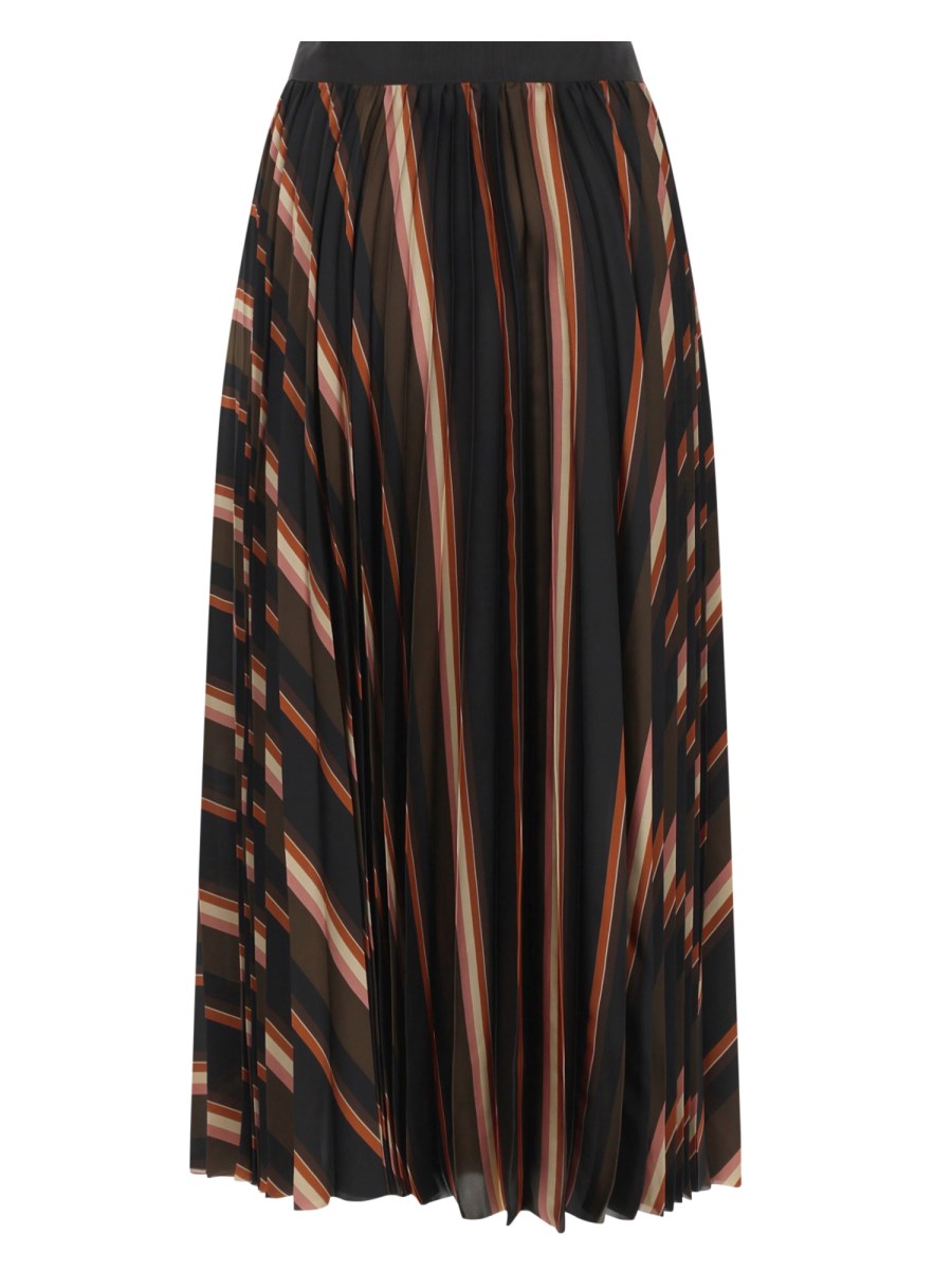 GONNA CON STAMPA HORIZONTAL STRIPE