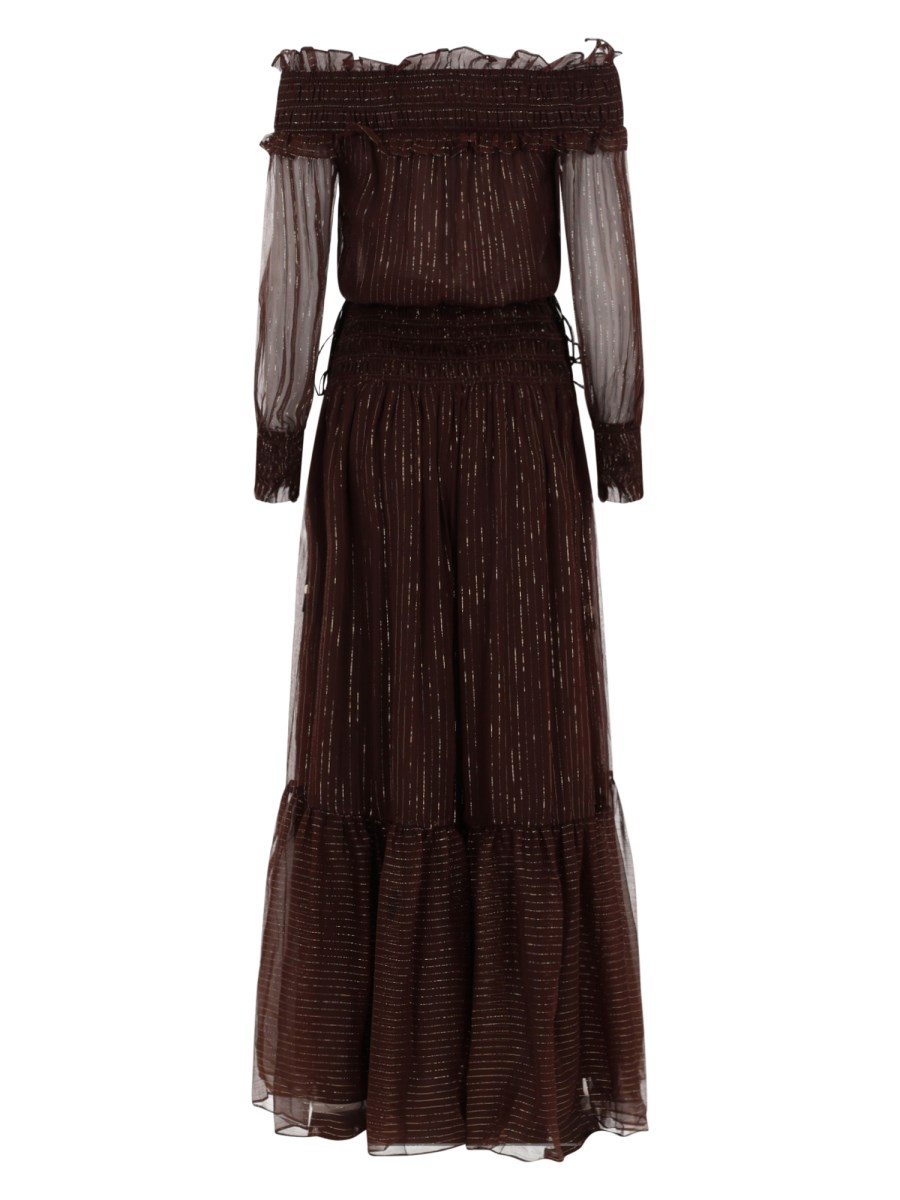 ABITO CON VOLANT E BALZE