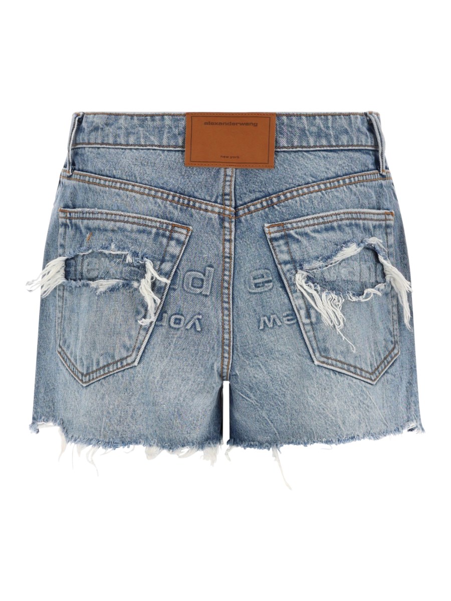 SHORTS BITE EFFETTO USURATO