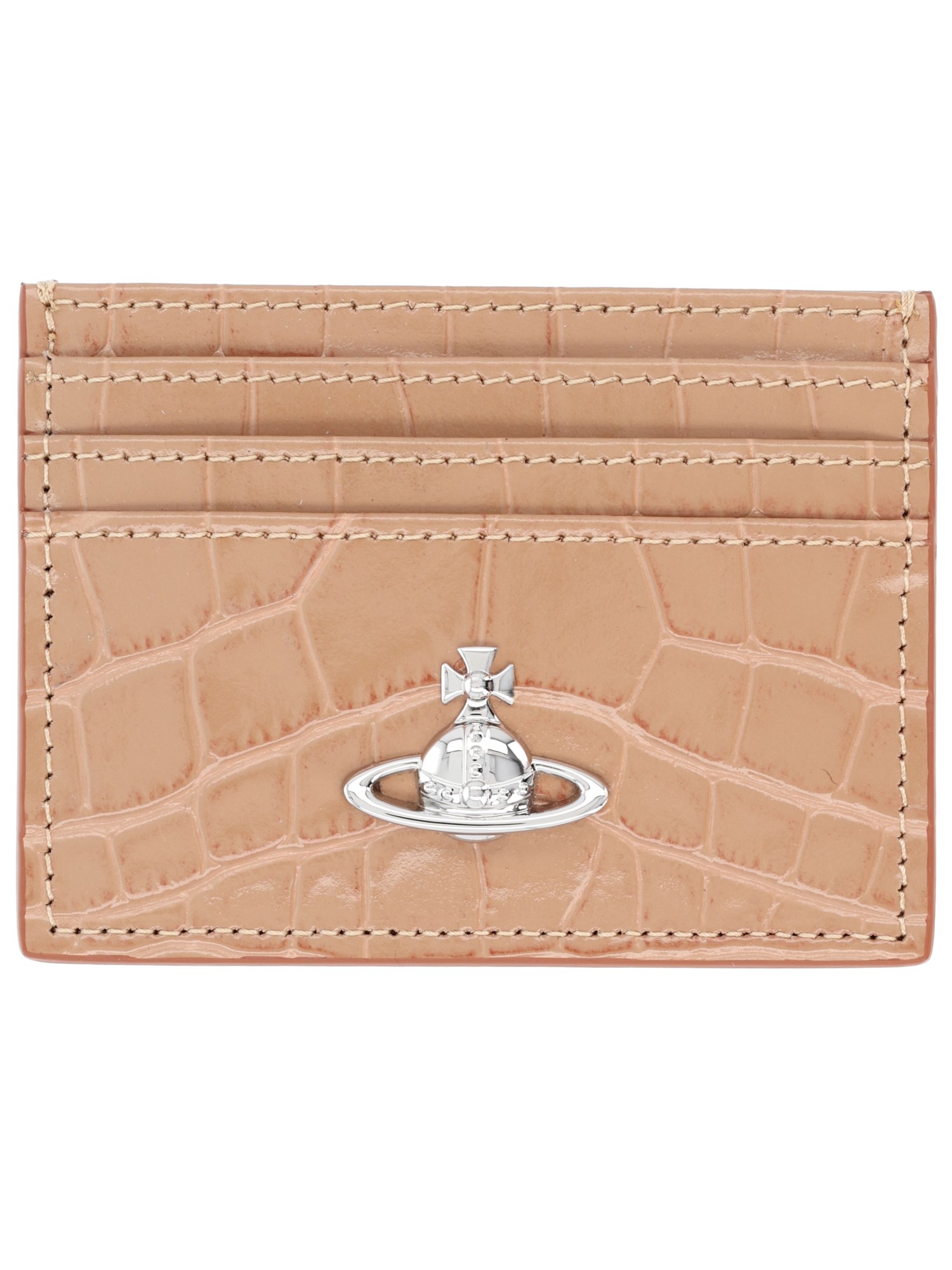Vivienne Westwood "flat" Card Holder In Pink