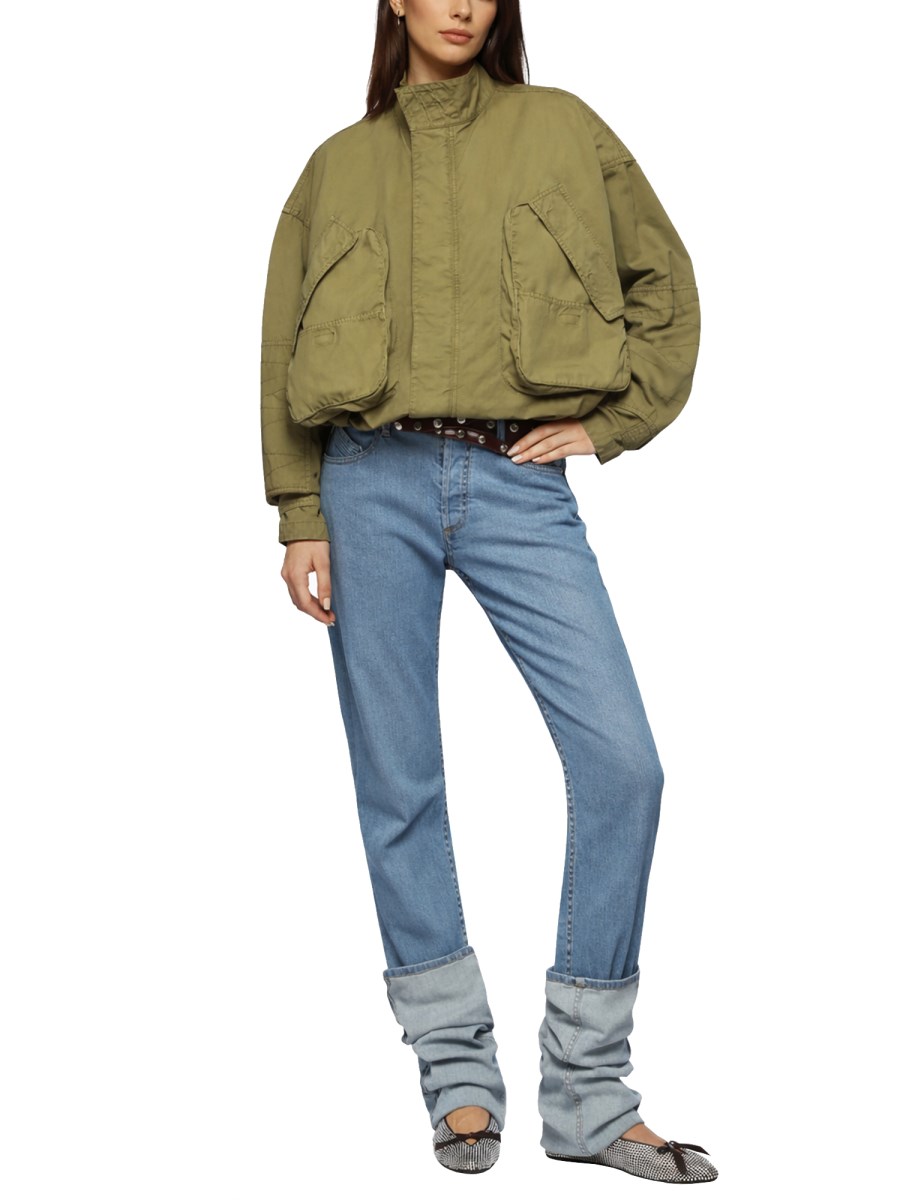 BOMBER CON TASCHE E COULISSE