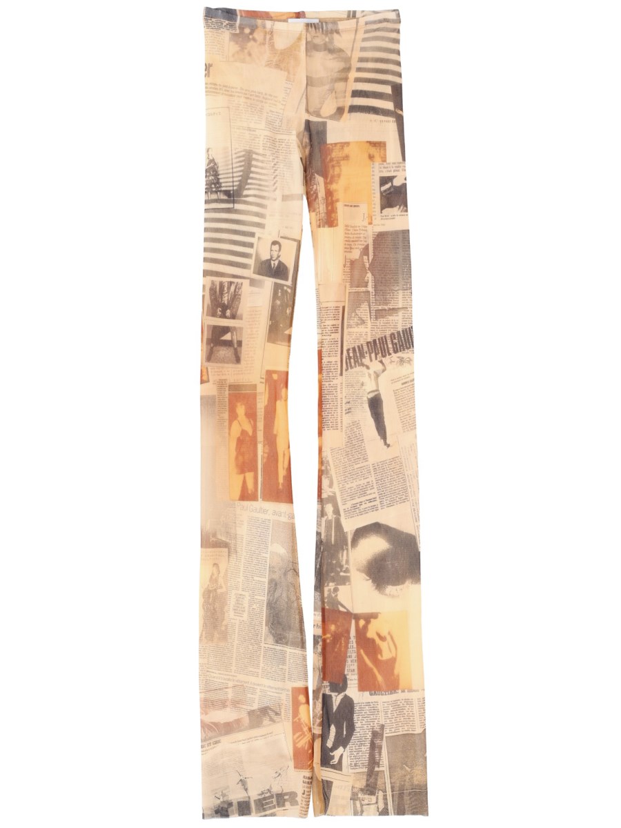 PANTALONE CON STAMPA JOURNAL