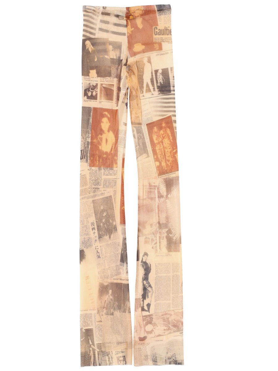 PANTALONE CON STAMPA JOURNAL